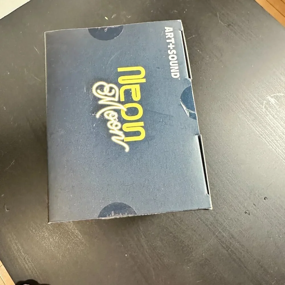 NEON MOON Wireless Bluetooth Speaker Neon Art Crescent Moon New NIB